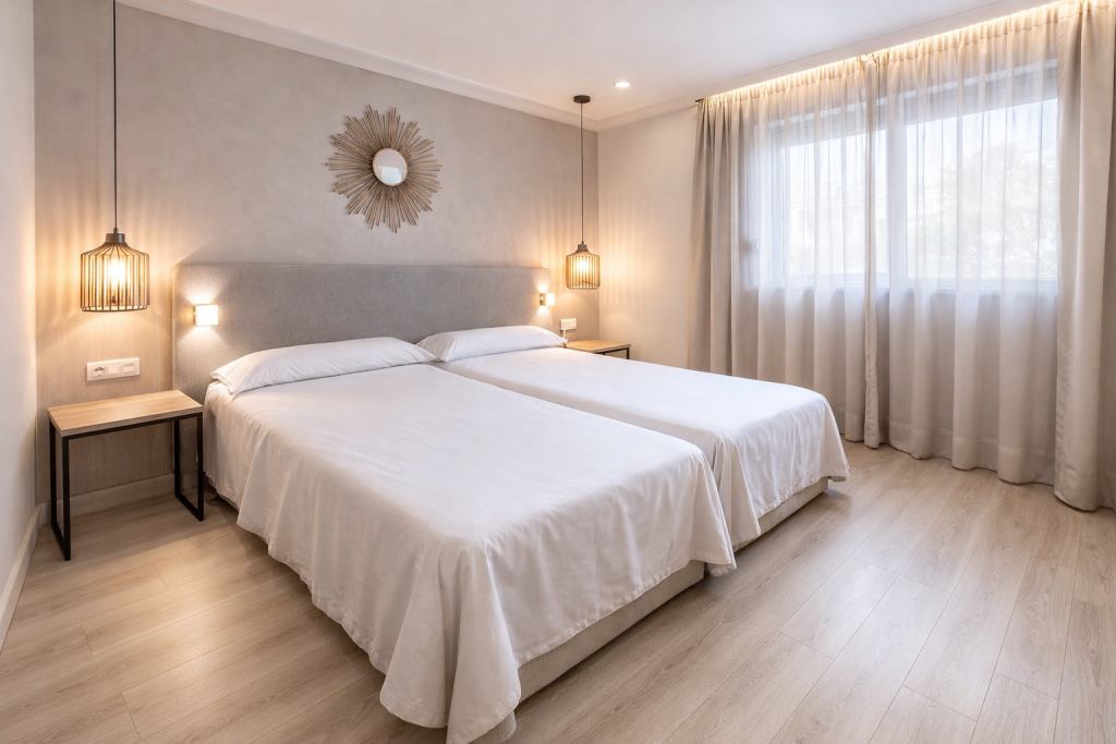 Habitacioniluminada Hotel Restaurante acogedor en Santa Marta cerca de Badajoz
